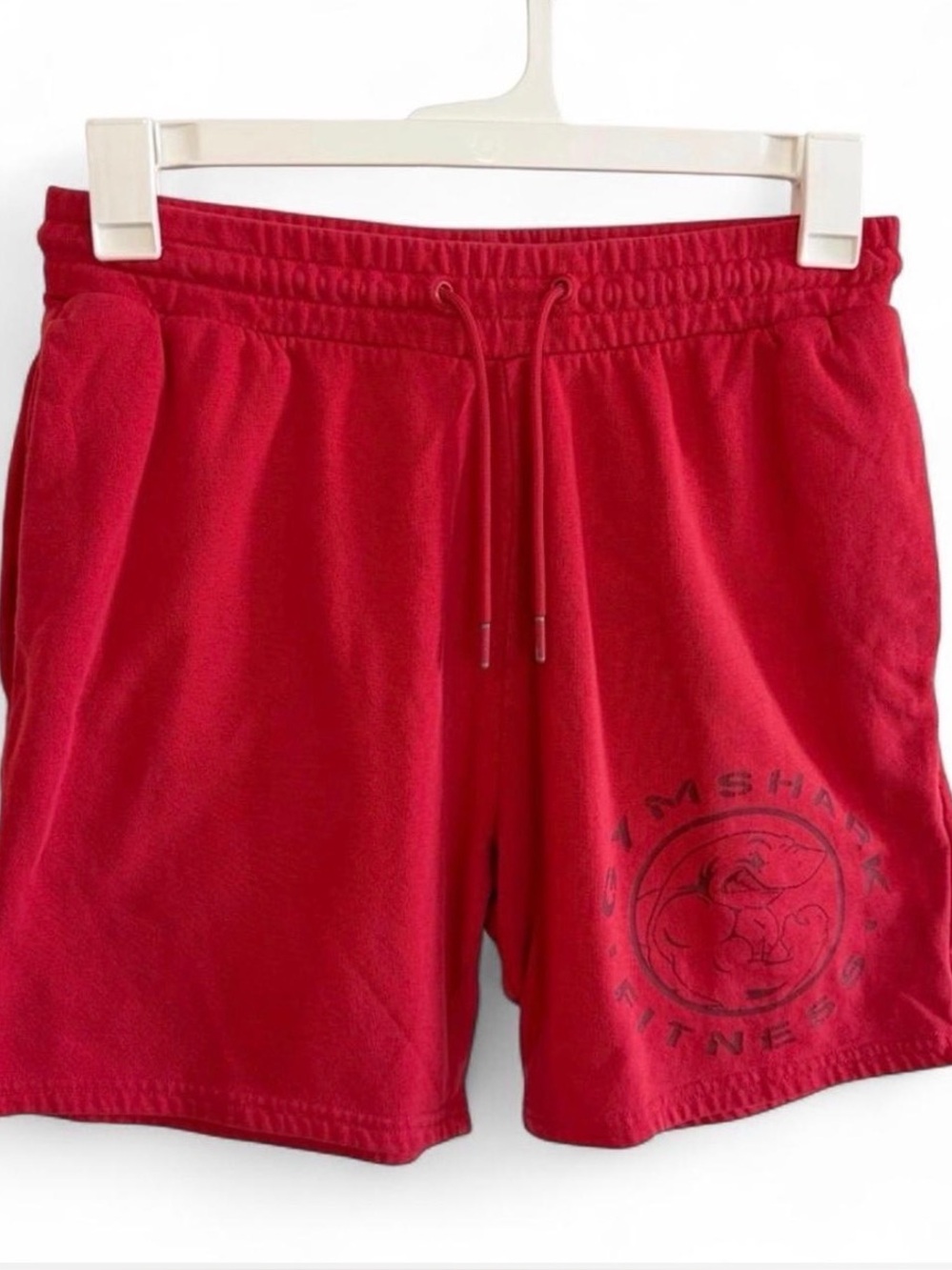Gymshark Red Men's Training Shorts with Logo